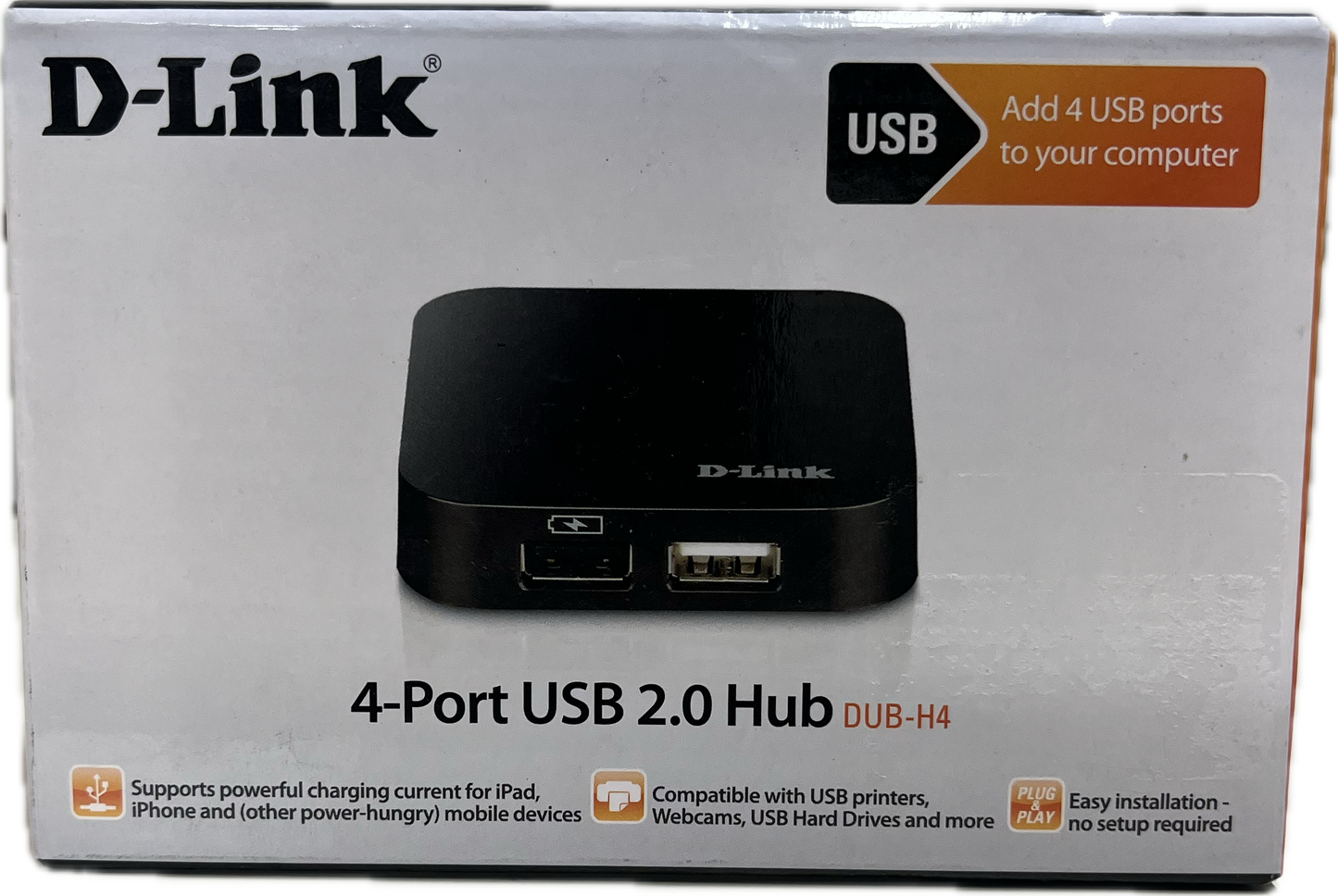 D-Link DUB-H4 - 4-Port USB 2.0 Hub