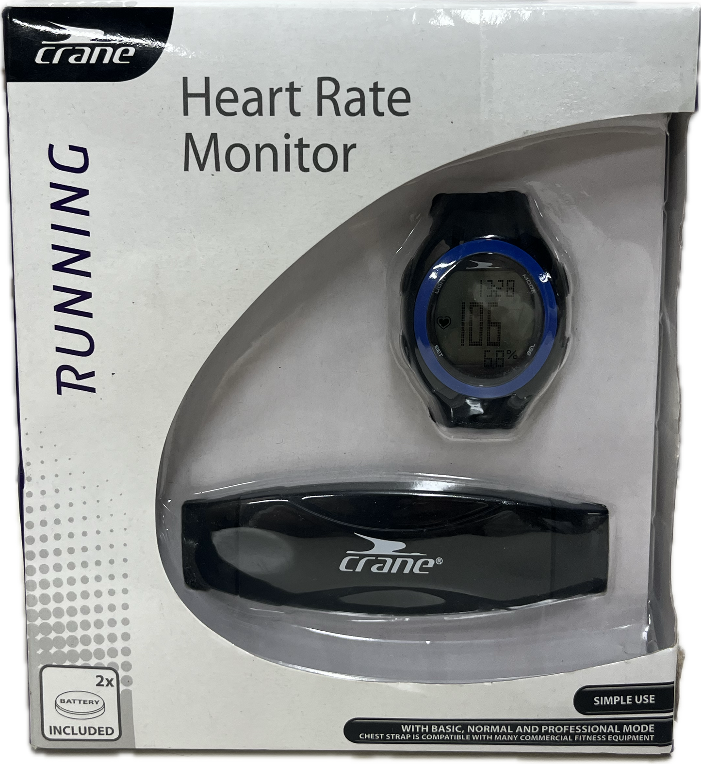 Crane Running Heart Rate Monitor