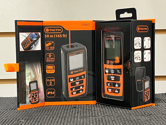 Tactix 50m Laser Distance Measurer
