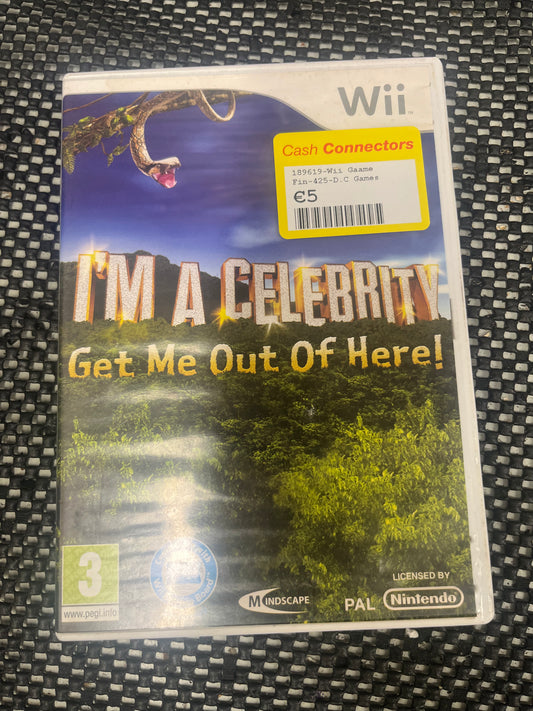 Im A Celebrity Get Me Out Of Here Game For Wii